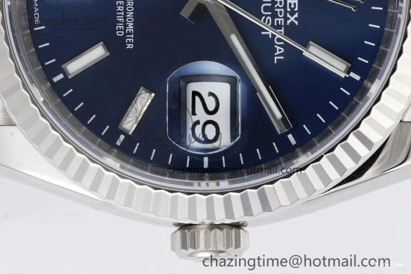 MiroTime 0214 BestValue DateJust 36 SS 116234 VSF 1:1 Best Edition 904L Steel Blue Stick Dial on Jubilee Bracelet VS 2091